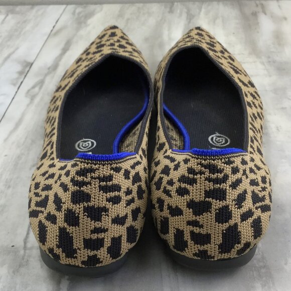Rothy's Leopard Pointed Flats 10.5 - Picture 3 of 10